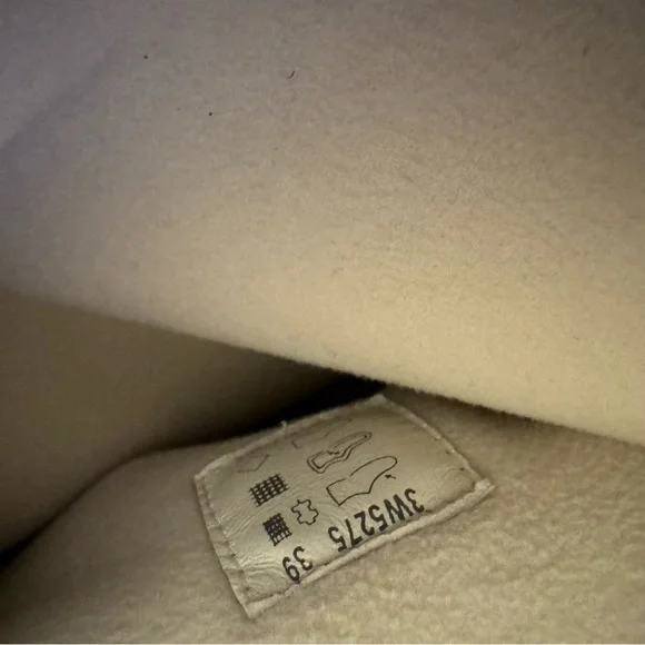 Prada Cream Faux Fur Knee Boot with Logo Plaque - Picture 4 of 7